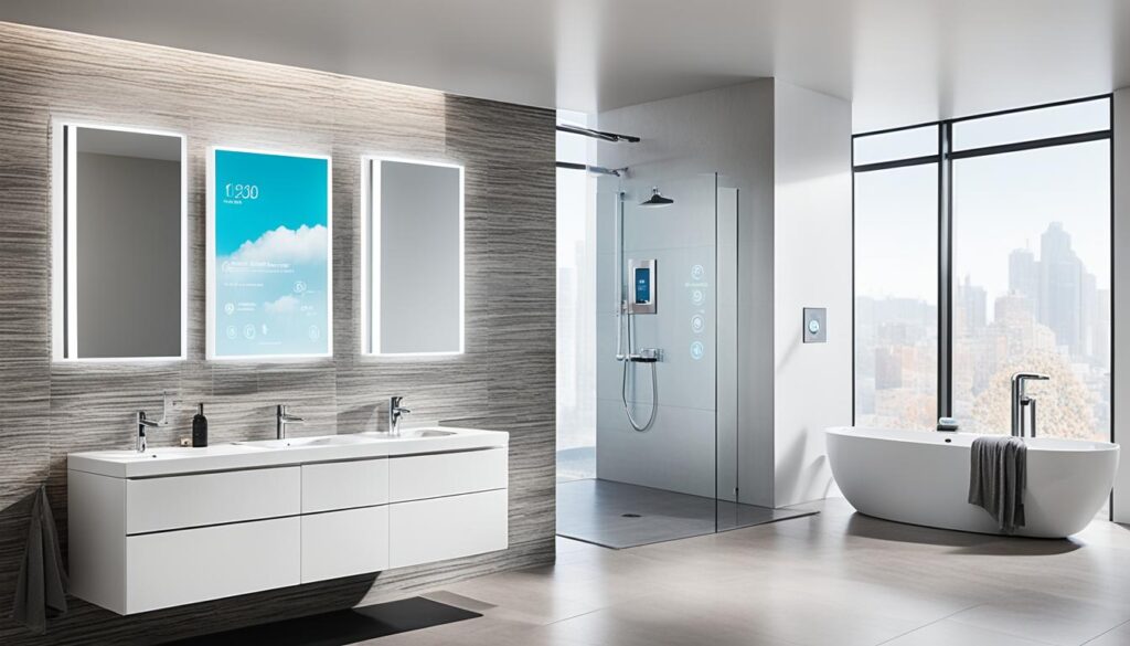 high-tech bathroom fixtures