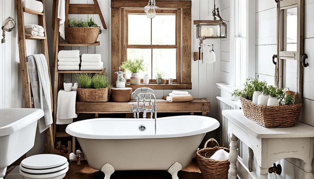 Farmhouse style bathroom
