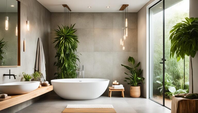 Spa-like bathroom
